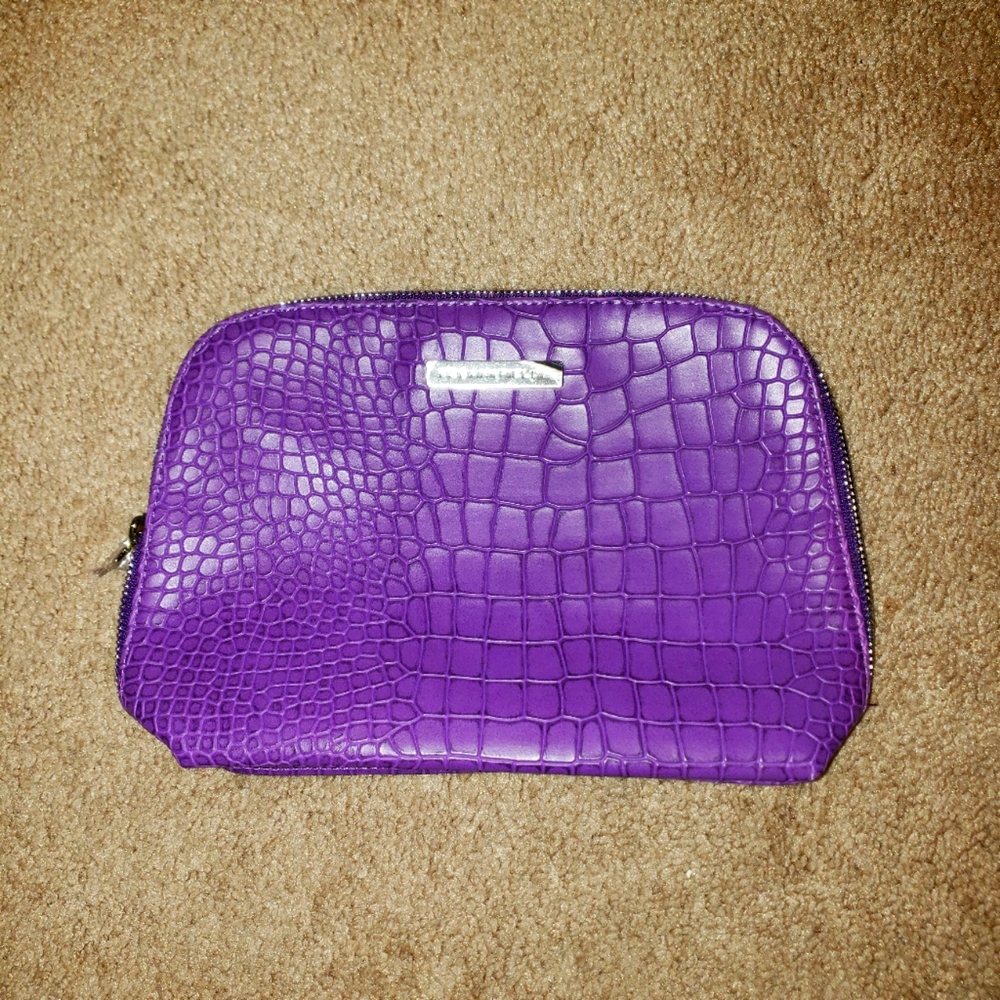 Makeup bag purple